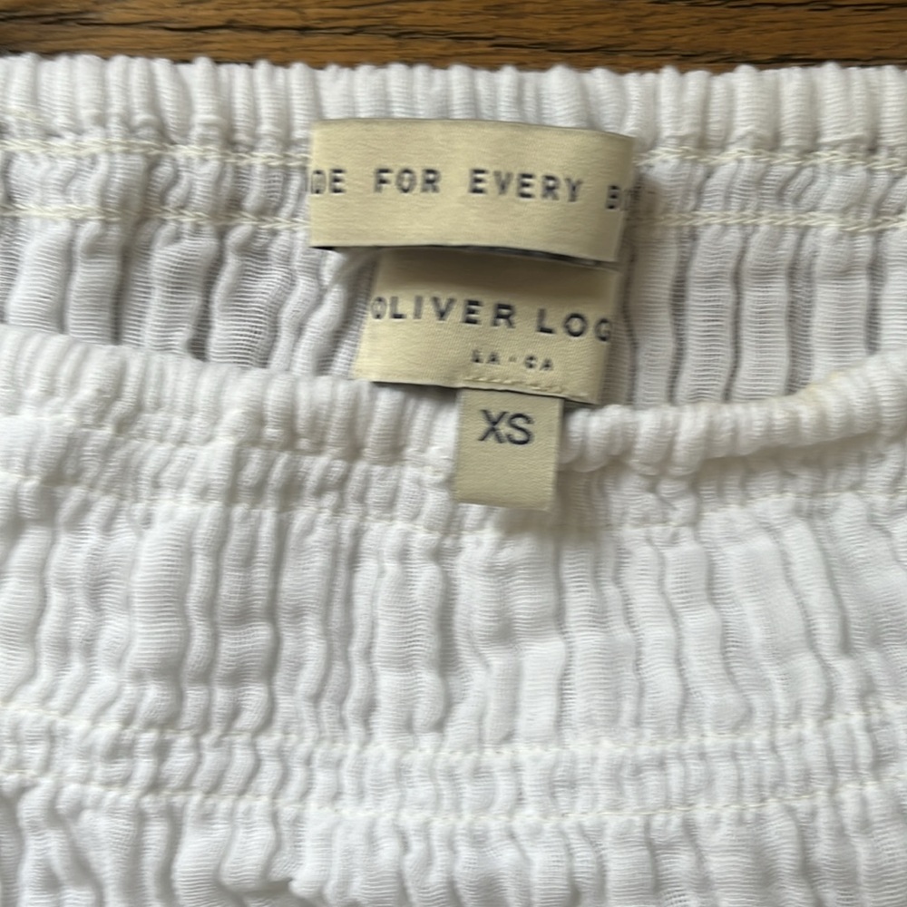 Oliver Logan Maybrook Maxi Dress XS White - Picture 6 of 7